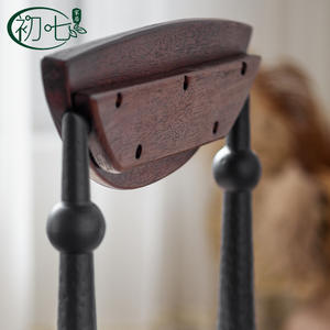 Silla de Madera Maciza de Estilo Nórdico, Silla de Comedor con Asiento Tapizado, Diseño Vintage, Muebles para el Hogar - Product Image 4