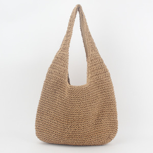 Sac fourre-tout bohème personnalisé en PP tissé à la main pour filles, avec deux poignées, capacité 1L, bandoulière réglable, imperméable et durable pour usage quotidien - Product Image 1