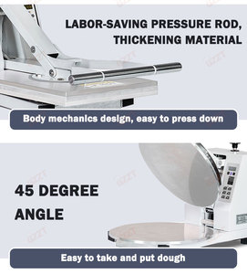 Bảng điều khiển thông minh hình chữ nhật bánh pizza bột Báo Chí flattener Máy làm bánh Pizza sưởi ấm Vòng bột bánh Máy ép - Product Image 5