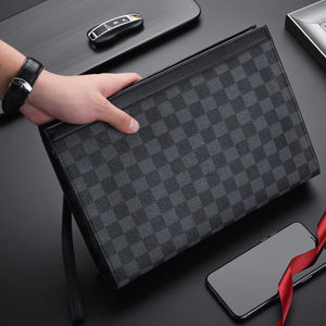 <b>Mens</b> Business <b>Clutch</b> <b>Bag</b> New Pattern Print Fashion Waterproof <b>Men's</b> <b>Clutch</b> <b>Bag</b> with Zipper Closure Polyester Lining - Product Image 1
