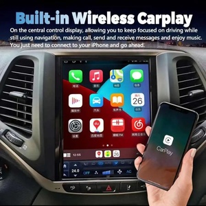 Car Android 15 Jeep Cherokee 2014-2018 Auto Radio Multimedia Video Player DSP <b>Navigation</b> <b>GPS</b> CarPlay Touchscreen 2DIN for 5G - Product Image 5