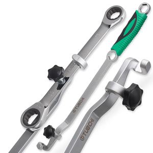 Barre d'extension avec <span class=keywords><strong>clé</strong></span> dynamométrique et <span class=keywords><strong>clé</strong></span> <span class=keywords><strong>à</strong></span> cliquet Barre d'extension réglable universelle Outil de réparation automatique Barre d'extension de <span class=keywords><strong>clé</strong></span> - Product Image 1