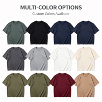 LANMORN 200 GSM T-shirts décontractés pour hommes et garçons, à manches courtes, imprimés unis, respirants, style sportif, collection Cleanfits, en promotion