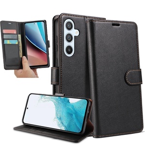 Étui portefeuille pour Samsung Galaxy A17 5G A16 4G avec blocage RFID, porte-cartes, béquille, antichoc, rabat et fermoir magnétique - Product Image 1