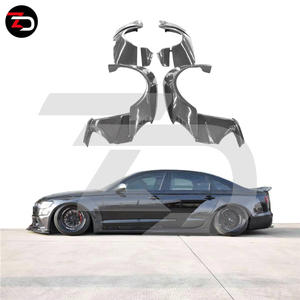 Ventes d'usine Kit carrosserie large style ZD pour Audi <span class=keywords><strong>A6</strong></span> S6 RS6 C7 2012-2017 avec lèvre avant, jupe latérale, lèvre de jante large, queue de canard - Product Image 3