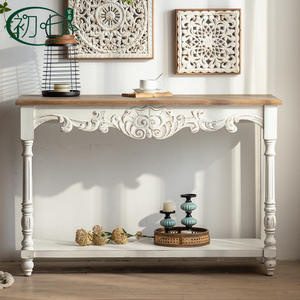 French Style Console <b>Table</b> Wood Top Storage Entryway Living Room Bedroom <b>Dressing</b> <b>Table</b> A2538 - Product Image 3