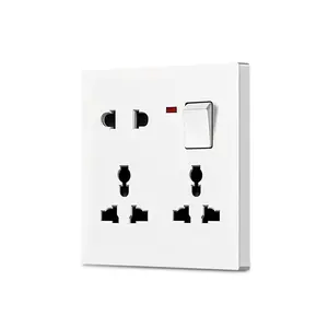 86 Type International Multi-function electrical wall light socket switches and socket Push Button Switch,Stamping parts
