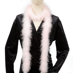 Écharpe rose Turquie Marabout Plume Boa pour Femmes Maison Fête Xmas Décor Artisanat Vêtements Costume Danse Robe Cosplay Accecssoy - Product Image 1