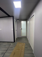 Maison conteneur pliable extensible, espace de vie portable et pliable avec assemblage rapide pour bureaux et hôtels