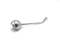 Poignée d'accessoires de robinetterie en alliage de zinc chromé, moderne, écologique, facile à installer, pour salle de bain, prix compétitif, haute qualité