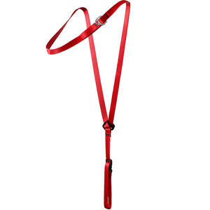 Correas de hombro ajustables Alnas para escalada, cinturón de seguridad para equipo de exploración al aire libre, hilo de poliéster rojo reforzado - Product Image 1
