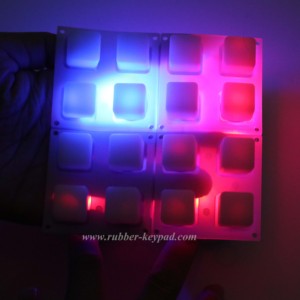 핫 세일 <span class=keywords><strong>16</strong></span>키 전도성 버튼 실리콘 고무 4x4 매트릭스 발광 키패드 MIDI용 - Product Image 3