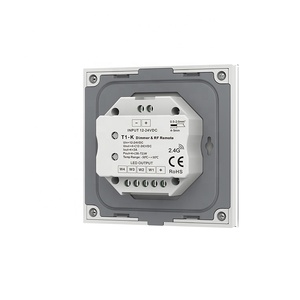 3CH 4A 12V 24V 36V 48VDC T1 k RGB kép màu trắng duy nhất không dây điều khiển từ xa Glass Bảng điều chỉnh mờ điều khiển - Product Image 3