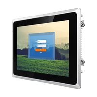 Panel Industrial PC de cuatro núcleos j6412 N5095 de 10,4 pulgadas con 4 USB y soporte WiFi 4G