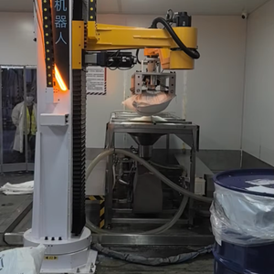 Despaletizador de Columna de Alta Velocidad para Especias (Pimienta), Brazo Robótico, 25 kg/bolsa, 80 Bolsas/h, Reforzado, IP52, Control Remoto/Desarrollo en Campo, PLC - Product Image 1