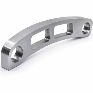 Soporte de pórtico de arco de aluminio para electroerosión por hilo CNC, con ranuras para ventanas y orificios para tornillos, anodizado, curvatura personalizada, compatible con archivos DXF - Product Image 1