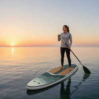 Planche à pagaie gonflable pour adultes, en PVC, stable, antidérapante, grande flottabilité, pour sports nautiques, pêche, loisirs