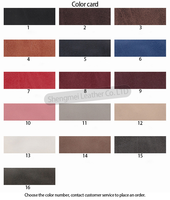 0.8mm mat polonais mat Nubuck PU cuir synthétique produit tissu chaussures sacs à main vêtements-pour Textiles de maison Golf fait PVC