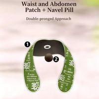 Patchs amincissants pour le ventre, patchs ombilicaux, patchs à la mugwort pour compresse chaude du nombril, en promotion