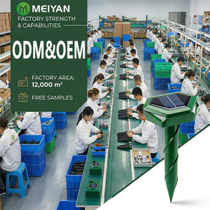 Ahuyentador ultrasónico solar para serpientes, topos y langostas, con estaca, resistente al agua IP65 - Product Image 4