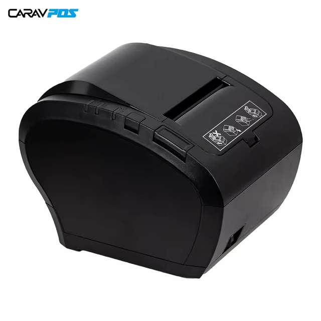 POS Printer 3 Inch Auto Cutter Desktop Thermal Printer 80mm Kitchen Receipt High Speed Printer