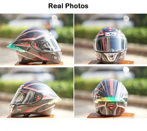 Nouveau masque intégral en fibre de carbone véritable pour moto, karting, course de motos, fermeture rapide, mousse - Product Image 5