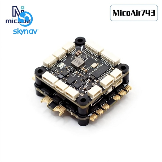 MicoAir743 H743 V2 55A/60A/70A 30x30 Plastic Flight Controller Dual IMU Supports APM/PX4/Ardupilot/PX4/INAV/Betaflight Firmware