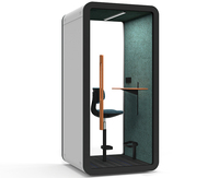 Cabine d'interprète de bureau moderne Cabine téléphonique Cabine de studio d'isolation phonique pour les hôtels et centres commerciaux de musique