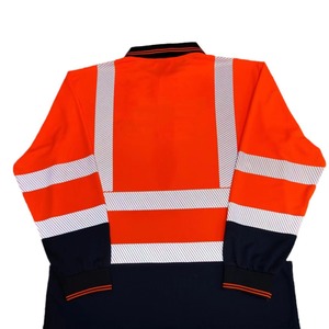 कस्टम लोगो वर्ग 2 कपास खनन मैकेनिक औद्योगिक निर्माण श्रमिक सुरक्षा के लिए पुरुषों की सुरक्षा शर्ट जैकेट जैकेट - Product Image 5