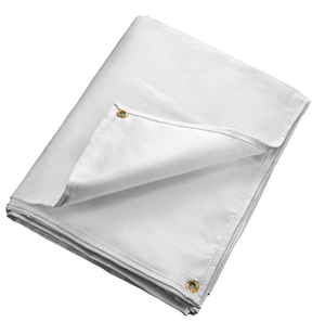 Rollos de Manta de Soldadura de Fibra de Vidrio Termorresistente e Impermeable, 1.8M X 1.2M, con Ojales en Cada Esquina - Product Image 1