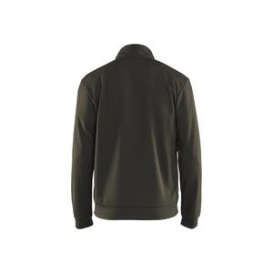 BLAKLADER - 336225264599XXL Sudadera con cremallera completa Verde Oliva oscuro/Negro-EAN 7330509550618 WORK HOODIES - Product Image 2