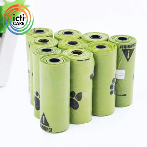 Sacchetto per rifiuti di amido di mais biodegradabile di cacca per animali domestici con stampa personalizzata Set di sacchetti per cacca di cane compostabili biodegradabili per <span class=keywords><strong>cani</strong></span> - Product Image 5