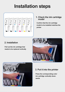 300ML 766 Compatible Ink Cartridge With Chip Premium Ink for HP DesignJet XL 3600 Multifunction <b>Printer</b> - Product Image 6