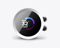 NZ-XT Kraken 360 RGB putih 360mm AIO cairan pendingin dengan layar LCD dan kipas RGB