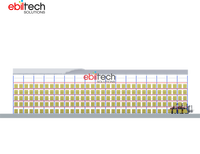 Entrepôt à rayonnages pour palettes standard |   Faible entretien, haute efficacité