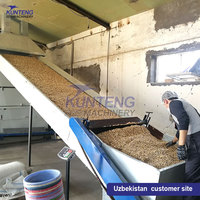 Meerlaagse Gaasbanddroger Heteluchtdroogmachine Bagasse Brouwerij Afval Biergist Broodkruimels Droogmachine