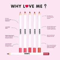 OCHAIN 12 couleurs femmes beau maquillage des lèvres longue durée velours Nude mat rouge à lèvres mat liquide rouge à lèvres crayon à lèvres cosmétiques