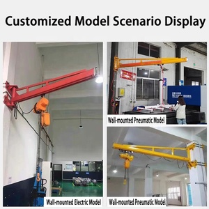 מנוף זרוע חדש עם הרמה בוואקום 300 ק\"ג, שלט רחוק, כוח יניקה 9800N, טווח הרמה 3000-4000 מ\"מ, מנוף קנטילבר למוסך, להרמת פחים, MDF וחומרים נוספים. - Product Image 5