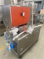 Machine de remplissage automatique à pompe à lobes intégrée avec contrôle PLC pour boissons, huiles, sachets en verre, en acier inoxydable, haute précision