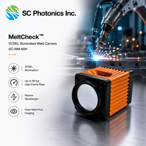Cámara de soldadura SC Photonics con interfaz HDMI, cámara para la observación de la piscina de fusión, compatible con zoom. - Product Image 1
