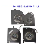 Kipas Pendingin GPU CPU untuk MSI Creator Z16 A11UT A11UE A11UX A11UET MS-1571 MS-1572 Kipas Pendingin Notebook BS5405HS-U4W BS4505HS-U5C