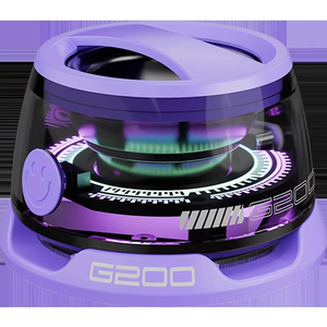 Altavoz Bluetooth Magnético para Exteriores, Altavoz Estéreo Portátil Inalámbrico Mini de Viaje con Luz de Color RGB y Soporte para Teléfono para iOS - Product Image 1