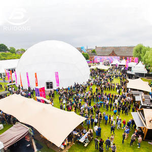 Chine Fabrication Grand chapiteau <span class=keywords><strong>de</strong></span> dôme géodésique <span class=keywords><strong>de</strong></span> couverture en PVC en aluminium d'<span class=keywords><strong>occasion</strong></span> bon marché Exposition commerciale Événement <span class=keywords><strong>Tente</strong></span> d'auvent extérieure pour la fête - Product Image 5