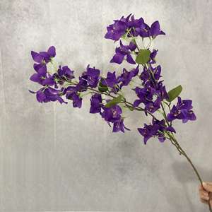 2025 calda <span class=keywords><strong>fiori</strong></span> decorativi bouganville di seta <span class=keywords><strong>viola</strong></span> artificiale a gambo lungo <span class=keywords><strong>fiori</strong></span> - Product Image 1