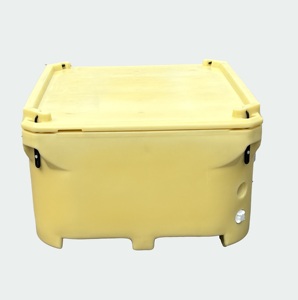 Conteneur isotherme portable rotomoulé robuste et moderne de 460 L grande capacité en PE pour <span class=keywords><strong>le</strong></span> stockage de poissons, crevettes et aliments - Product Image 2