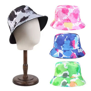 Sombreros de Pescador de Algodón Lisos de Moda para Verano, Gorras con Logotipo Personalizado, Sombreros de Cubo con Estampado para Adultos, Venta al Por Mayor - Product Image 2