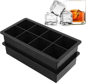 Clear Ice Cubes, Make 8 Whiskey King Cubes