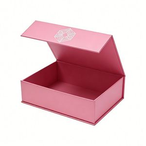 Boîte d'emballage rigide personnalisée avec logo, pelliculage brillant, vernis sélectif UV pour cosmétiques, vêtements, cadeaux, épaisseur 2 mm, expédition postale - Product Image 2