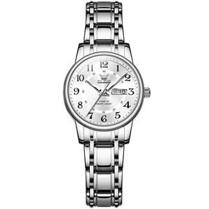   นาฬิกาข้อมือ OEM รุ่นขายดี 2891 นาฬิกาแบบกำหนดเอง OEM หน้าปัดดิจิตอล สีทอง สแตนเลสหรูหรา นาฬิกาควอตซ์สำหรับผู้หญิงสไตล์สปอร์ต - Product Image 3