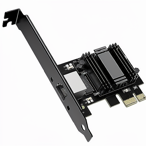 VIMIN 2.5G Base-T PCIe Network Card Realtek RTL8125B-Turn Internal 2.5G Ethernet Port 10/100/1000Mbps PCI Express Adapter for